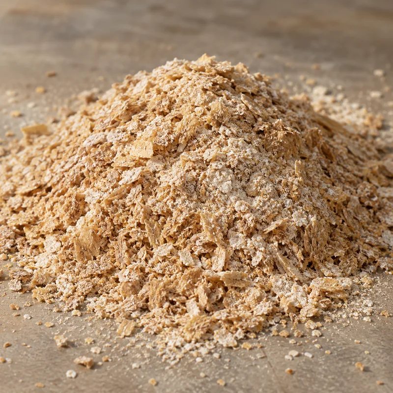 Subproducto grueso de la molienda del trigo, similar a la semita